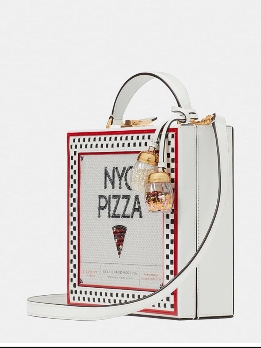 Nwt Kate spade 3d pizza box crossbody bag - Picture 2 of 9
